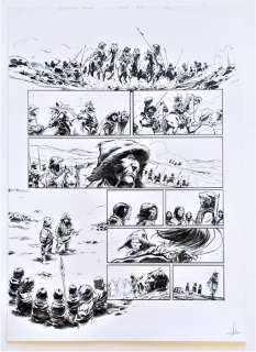 Manuel Garcã­a | Manuel GarcÃ­a - Planche originale - Gengis Khan - (2014) | Catawiki