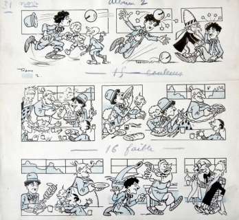 Planches Originales / Illustrations / Sérigraphies - THOMEN, Raoul  Plan