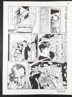Bruno Brindisi | Dylan Dog n. 338 - Bruno Brindisi - Tavola Originale n. 89 "Mai PiÃ¹ Ispettore Bloch - Firmata" - Page volante - Exemplaire unique - (2014) | Catawiki