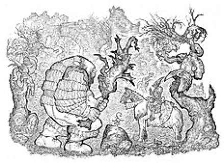 Maiorana, Bruno | Maiorana, Bruno - Dessin original - Garulfo - Le Géant et le chevalier - (2018) | Catawiki