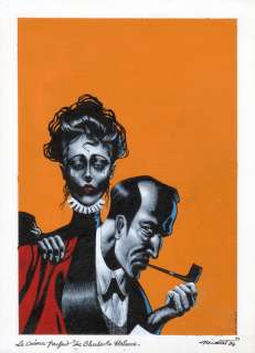 Jean-Michel Nicollet - SHERLOCK HOLMES – Couverture originale du Crime parfait de Sherlock Holmes
