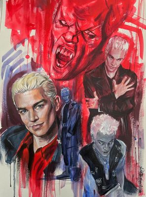 Suspiria Vilchez | Spike-Buffy the Vampire Slayer | More Great Art