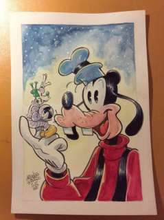 Alessandro Gottardo | Mickey Mouse - â€œFratello da un altro pianetaâ€ - Page volante - Exemplaire unique - (2012/2012) | Catawiki
