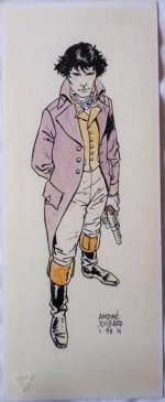 Juillard, André | Original drawing  - Design for title page  - Arno 1  - Le Pique Rouge  - (1984) | Catawiki