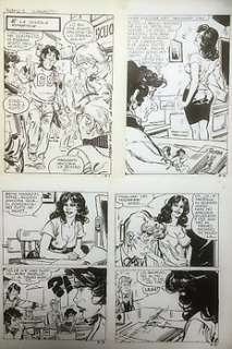 Size (50x): 18 x 25 cm. - Stelio Fenzo - 50 Original pages - Pierino 8 - (1980/1984)