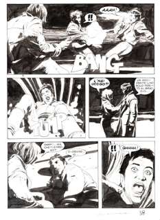 Corrado Roi | Brendon n. 80 - C.Roi - 4x Tavole Originali "L’Impronta del diavolo" - Page volante - Exemplaire unique - (2011) | Catawiki