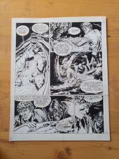 Rouge, Michel | Rouge, Michel - Planche originale - Comanche T11 - Les Fauves - Expo BD Boum Blois - (1990) | Catawiki