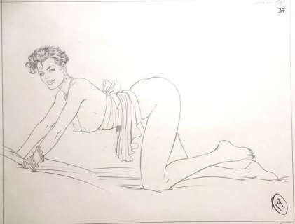 Al Rio | Al Rio - Original drawing for Playboy - Formaat: 41 x 30 cm. - (1996) | Catawiki