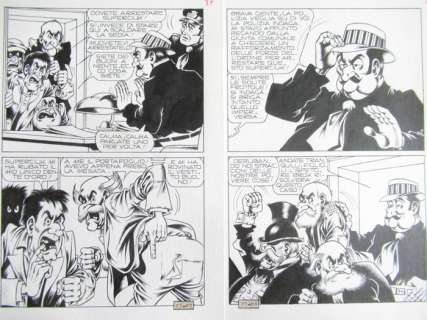 Magnus | Alan Ford n. 27 ’’ La Minaccia Alcoolica’’ pag. 87 - 88 - Sequenza Tavole Originali Magnus - (1975) | Catawiki