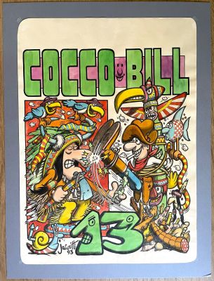 Jacovitti | Cover Cocco Bill Magazine #13 | Thornbush Art