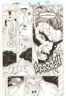 Fabio Laguna, Mike Witherby - Morbius: the living vampire #32 p. 26 - martine kills - 1995