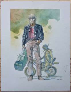 Hermann | Hermann - Originele aquarel - Jeremiah en Kurdy | Catawiki