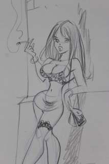 Gã¼Rsel, Gã¼Rçan | GÃ¼rçan GÃ¼rsel - Opdrachttekening / Dédicace - Op losse A4 - Pin-up - Rooie oortjes / Blagues coquines - (2010) | Catawiki