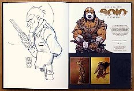 Oscar Martin - Solo - Tirage de luxe "Solo 04 Legatus" + 3 ex-libris + dédicace - Cartonné - EO (2019)