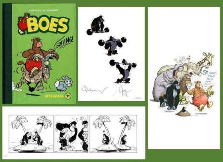 Wil Raymakers, Thijs Wilms | Boes - Luxe editie Boes Integraal deel 11 - Genummerd 27/80 - Met originele strook + ex-libris - Cartonné - EO (2020) | Catawiki