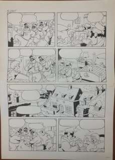 Ignasi Calvet Estéban | Topolino - A Xmas visit - Page volante - Exemplaire unique - (1985) | Catawiki