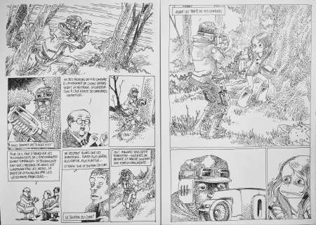 Boulet - Double-page inédite