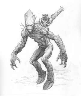 Frank Cho - We Come in Peace - Groot & Rocket, 2025