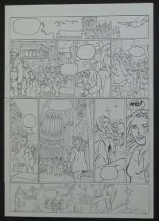 Carmona, Christophe | Original page (p.3)  - Les aventures d’Aline  - Les gardiens du Mont Saint-Michel  - (2005) | Catawiki