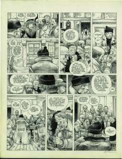 Bilal Enki | Les Phalanges de l’Ordre noir Encre de Chine pour la planche | Millon