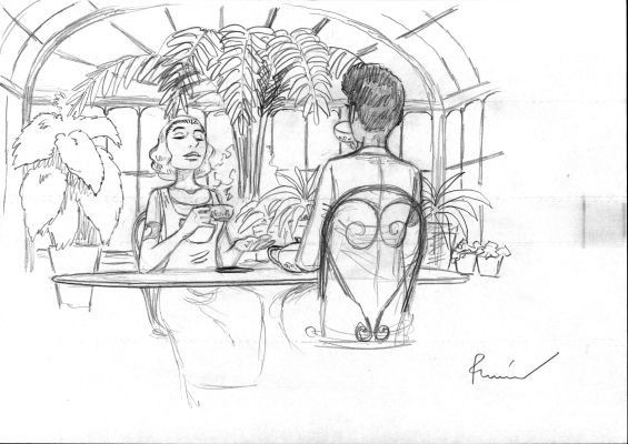 DESSIN ORIGINAL POUR AMOROSTASIA PAR CYRIL BONIN - ILLUSTRATION N°4 | Pulp’s