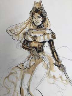 Meynet, Félix | Meynet, Félix - Dessin original couleur - Sauvage | Catawiki