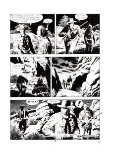 Fabio Civitelli | Tex n. 477 - Fabio Civitelli - Tavola Originale "Sfida selvaggia" - Page volante - Exemplaire unique - (2000) | Catawiki