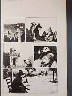 Arturo Del Castillo | Arturo del Castillo - Tavola Originale "La Bestia: Un Uomo Pacifico" - Firmata - Page volante - Exemplaire unique | Catawiki