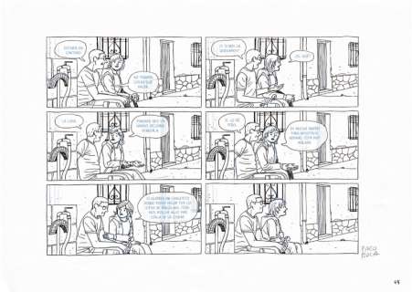 Paco Roca - Dibujo Original de Paco Roca, La Casa