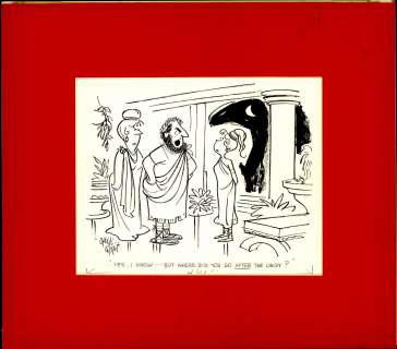 Tippit - AFTER, LOOK MAGAZINE, Original Gag Panel Art, NO RESERVE! | Russ Cochran