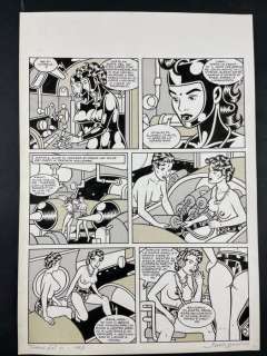 Roberto Baldazzini | Roberto Baldazzini - Trans-Est 61-1993 - Page volante - Exemplaire unique - (1993) | Catawiki