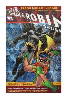 All Star Batman and Robin Promotional Poster by Jim Lee | mycomicshop.com