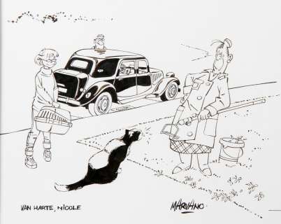 Marvano | Illustration Ã  l’encre de Chine et au feutre … | Millon