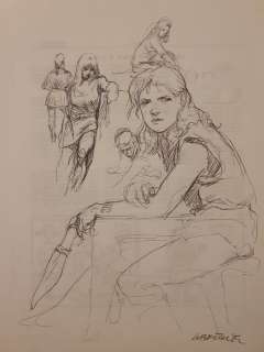 Liberatore Tanino | T. Liberatore - original sketch - Page volante - Exemplaire unique | Catawiki