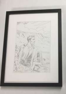 Rouge, Corentin | Rouge, Corentin - Dessin original + album - Sangoma, les damnés de Cap Town - Lieutenant Shepperd - (2021) | Catawiki