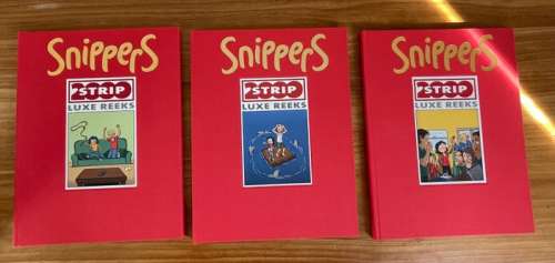 Aimée de Jongh | Snippers 1, 2, 3 - Het is weer zo’n dag + No problemo! + Verboden te voeren - Luxe - Oplage 25 - 3 opdrachttekeningen - Cartonné - (2013) | Catawiki