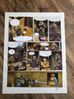 Loche, John Simon | Loche, John Simon - Planche originale couleur - Robin Hood T1 - Meriadeek - (2002) | Catawiki