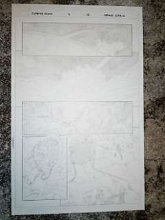 Manuel Garcia - supreme power - hyperion #4 - Original page - Size: 32 x 40 cm. - (2011)