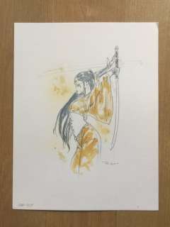 Royo, Luã­s | Luis Royo - Original color drawing - SB-419 - Size: 23 x 27 cm. | Catawiki