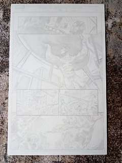 Manuel Garcia - supreme power - hyperion #4 - Original page - Size: 32 x 40 cm. - (2011)