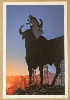 Paco Roca | Lámina numerada y firmada a mano por Paco Roca. Portada Batman | Yojimbo Cómics