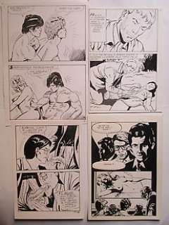 Del Mestre, Danilo Grossi, Bernasconi, Marafa - Elvifrance - 30x Planche originale - Format (30x): env. 17 x 25 cm.