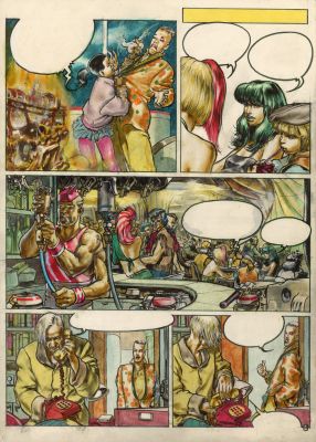 Tanino Liberatore | Planche originale 14 de Ranxerox 3. Amen ! | Galerie Barbier