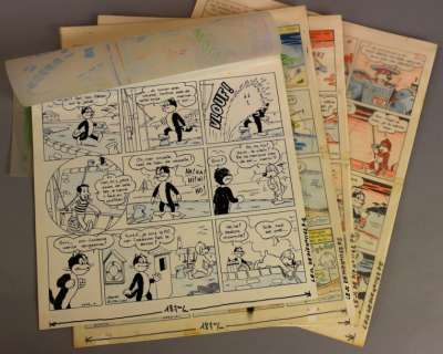 Cance,  Louis  (1939) | CANCE, Louis CANCE, Louis Ensemble des 4 planches originales de l’hist | Estim Nation