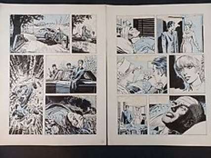 Ernesto Garcia Seijas | Killing - Ernesto Garcia Seijas - 2x tavole - Page volante - Exemplaire unique | Catawiki