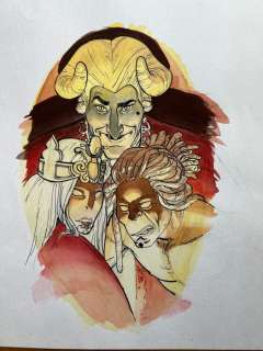 Bonhomme, Matthieu | Bonhomme, Matthieu - Dessin original couleur - (1997) | Catawiki