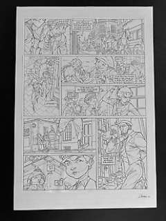 Etien, David | Les Quatres de Baker Street - Planche originale (p36) - Tome 1 - L’affaire du rideau bleu - Page volante - (2009) | Catawiki