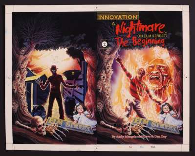 Cover Proof for A Nightmare on Elm Street: The Beginning #2 (1992) by Michael C. Hayes | mycomicshop.com