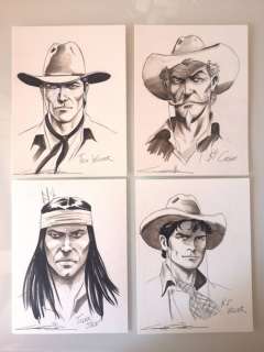 Giuseppe Candita | G. Candita - original artwork " Tex Willer e i suoi pard ". - Page volante - Exemplaire unique - (2022) | Catawiki