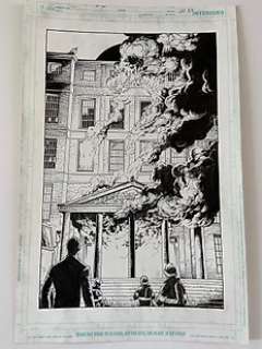 Gary Frank | Batman Earth One Volume 2 - Sublime splash page de Gary Frank (The Riddler) | Catawiki